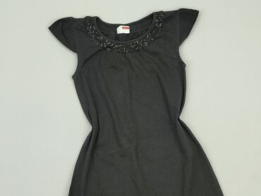 sukienki biało czarne eleganckie: Sukienka, 7 lat, 116-122 cm, stan - Dobry