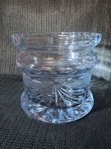 Činije: Bombonijera kristal,led kristal,rucni rad ceska 70te — 3