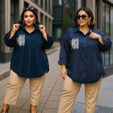 Блузки: Блузка, Классическая модель, Штапель — 8