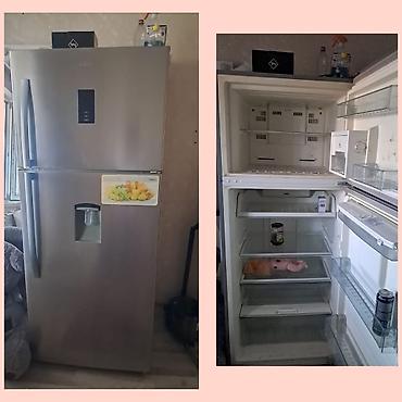 ikinci el soyuducu aliram: İşlənmiş 2 qapılı Midea Soyuducu Satılır, rəng - Gümüşü — 1