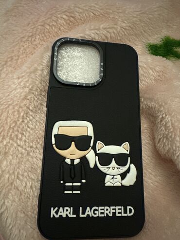 mobile aksesuar: 14 pro max case Karl Lagerfeld yeni