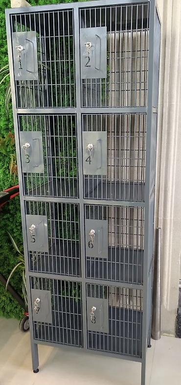 aptek seymur фото: 8 bölməli metal saxlama dolabı / qəfəs tipli şkaf Möhkəm metal — 2