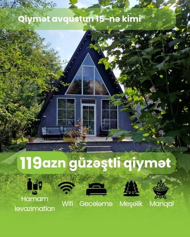 lenkeranda kiraye evler: 40 kv. m, 2 otaqlı, Qaz, İşıq, Su