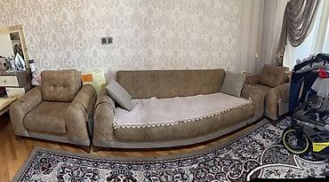 perla mebel stol stul: 2-ci el divan kreslo satilir, her biri bazalidir. Sinigi sokuyu — 2