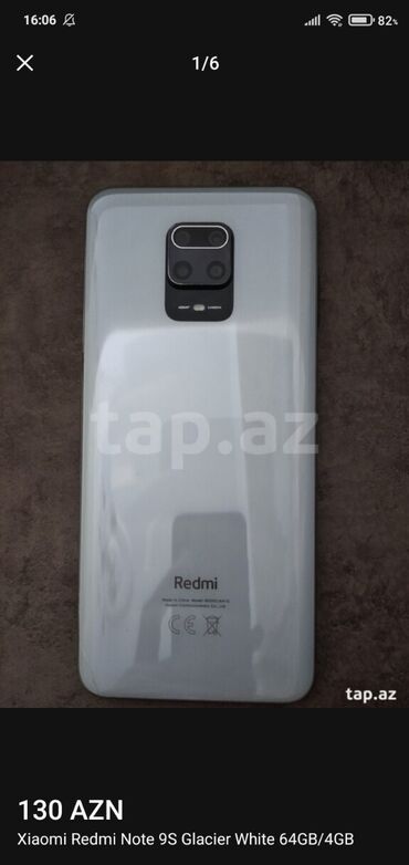 ekran dlya telefona fly fs 501: Xiaomi Redmi Note 9S, 64 ГБ, цвет - Белый, 
 Отпечаток пальца, Face ID