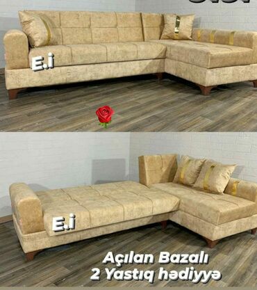 Mebel: Künc divan, Yeni, Açılan, Bazalı