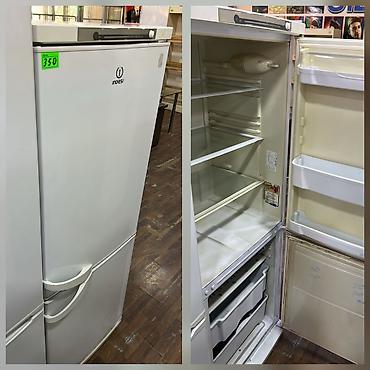 Indesit markalı iki kameralı soyuducu. Aşağı dondurucu bölməsi ilə