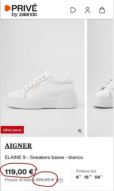 aigner: Ölçü: 38, rəng - Ağ, Yeni — 4