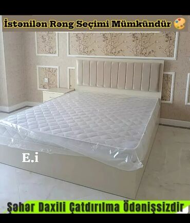 Çarpayılar: Yeni, İkinəfərlik çarpayı, Bazalı, Matrassız, Siyirməsiz, Azərbaycan — 13