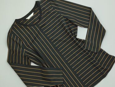 Bluzki: Bluza XL (EU 42), stan - Bardzo dobry, wzór - Linia, kolor - Czarny