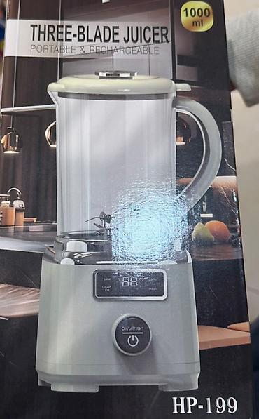 mini sok çəkən: Üç bıçaqlı portativ və şarj olunan blender/şırəsiçıxaran – HP-199 - — 2