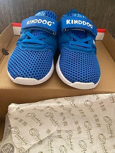 nike react: Синие детские кроссовки от KINDDOG. Модель имеет легкий дышащий верх — 3
