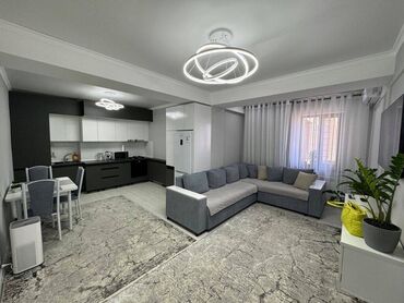 квартира нижняя алаарча: 2 комнаты, 68 м², Элитка, 10 этаж, Дизайнерский ремонт