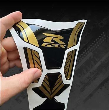 navoj: Tank Pad Suzuki Gsxr crno zlatno 3D Stiker za rezervoar-2576 📌 Opis — 3