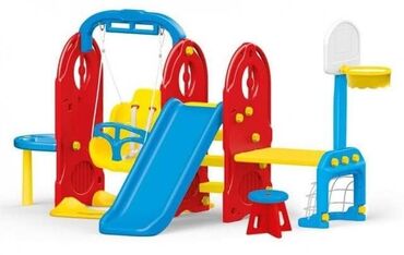 Igračke: ️️IGRAONICA 7u1 ️️ Zabavna igraonica koju čine 7 elemenata: tobogan — 3