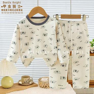 termo corab: Uşaq üçün iki hissəli pijama dəsti - Model: Uzunqol köynək + uzun — 9