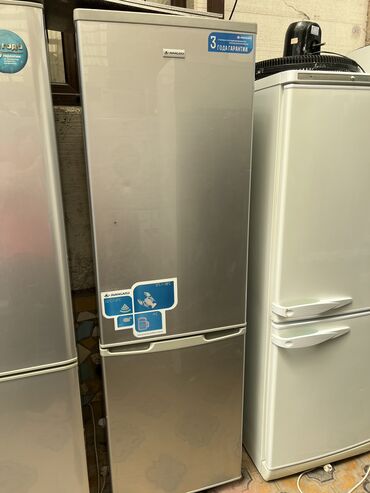 холодильник серый: Муздаткыч Колдонулган, Эки камералуу, De frost (тамчы), 55 * 180 * 55