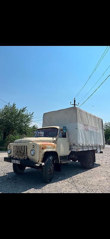 Çadırların icarəsi: Yük maşını – tentli platforma - Marka/model: GAZ-53 (klassik ön — 3