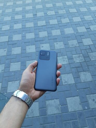 дисковый телефон: Xiaomi Redmi 10A, 128 ГБ, цвет - Синий, 
 Сенсорный