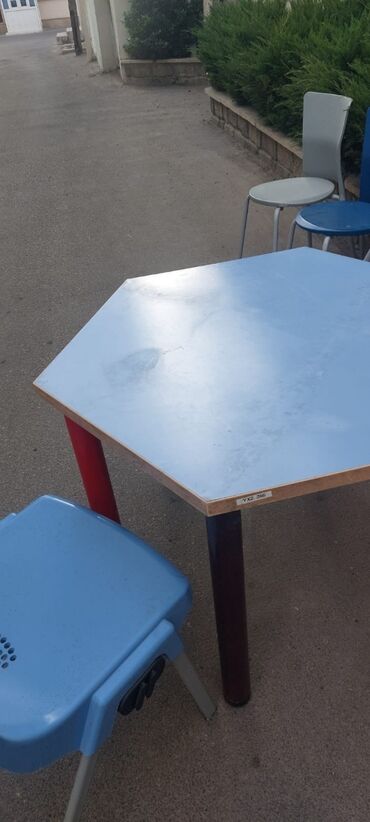 Bağ və bostan üçün digər məhsullar: Stol uşaq bagçası üçün möhkəm tək 50. M 6 stullar 120 m dəst tək — 7