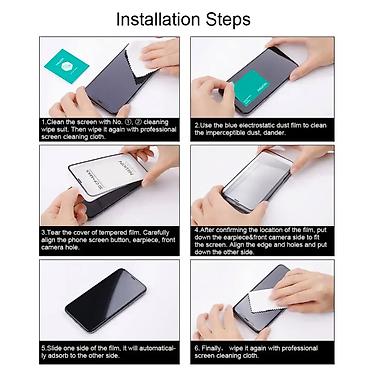 Zaštitne folije i stakla za telefone: Zastitno staklo Nillkin 3D CP+Max za iPhone 16 Pro Max 6.9 crni — 12