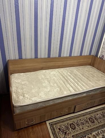bunk bed: Односпальная кровать, Б/у, С матрасом, длина - 190 см — 3