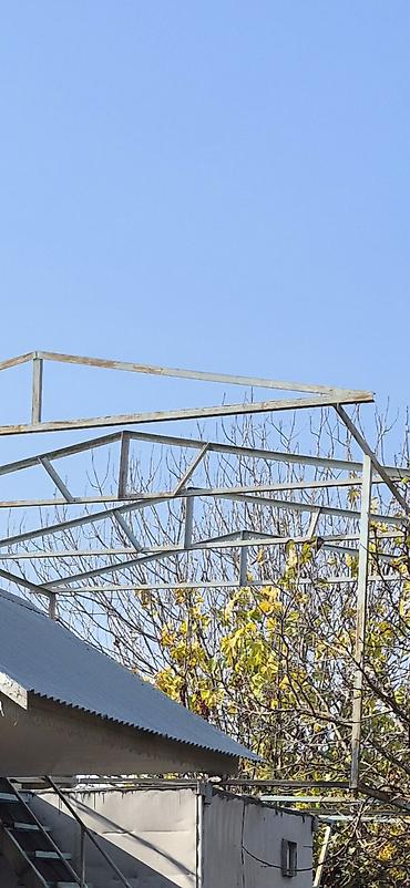 Naveslər, markizlər: Metal karkaslı kölgəlik/üst örtük konstruksiyası - Material — 4