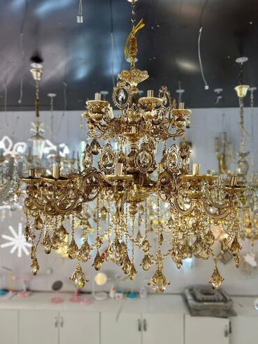 Люстры: Хрустальные подвесные люстры с LED-подсветкой - Эффектные — 40