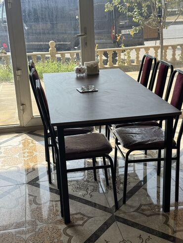Masa və oturacaq dəstləri: Mətbəx üçün, Yeni, Açılmayan, Kvadrat masa, 6 stul -da lalafo.az — 9 Masa və oturacaq dəstləri: Mətbəx üçün, Yeni, Açılmayan, Kvadrat masa, 6 stul — 9