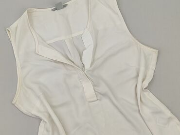 bluzka z kwiatem 3d hm: H&M, Women's blouse, size XL