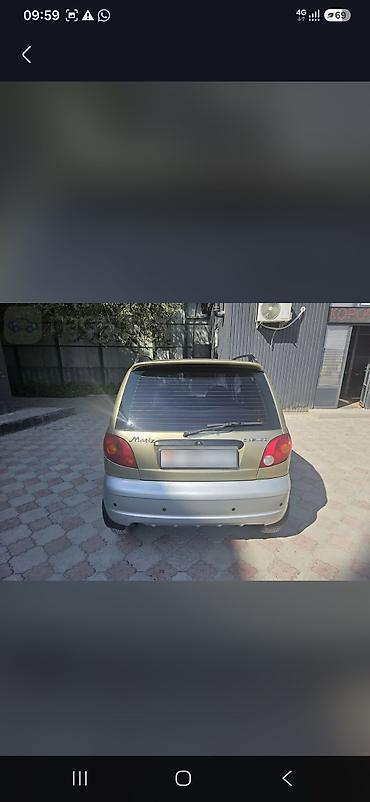 кия магентис: Daewoo Matiz: 2008 г., 1 л, Механика, Бензин, Хэтчбэк — 4