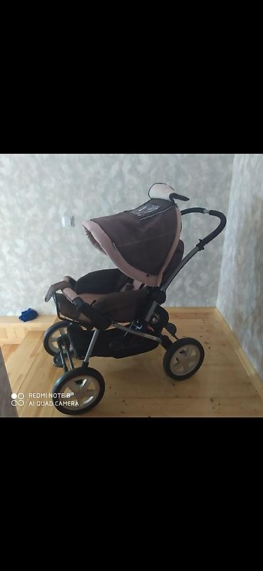 essek arabasi: Uşaq arabası – “My Baby” brendi, 4 təkərli şassi (arxada iki iri — 2