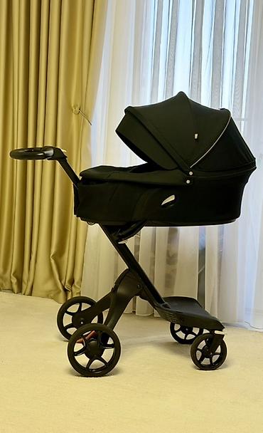 коляскалар: Коляска, Stokke, цвет - Черный, Б/у, Самовывоз — 4