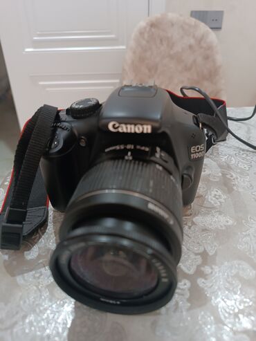 Fotokameralar: Canon Rebel T3 (1100d) fotoaparat 18-55mm linza 4gb yaddaş hədiyyə