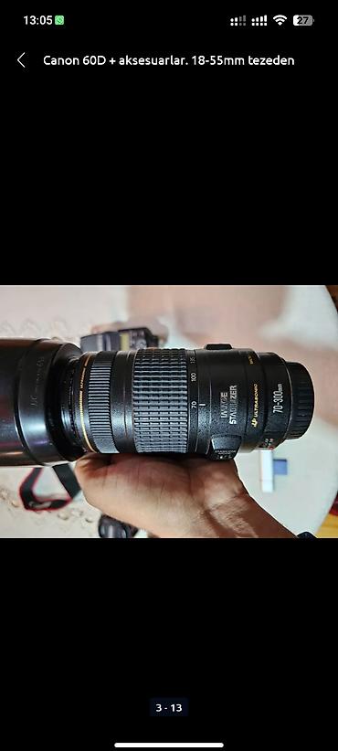 canon 60d: Canon 60D foto-video dəsti Peşəkar çəkiliş üçün tam komplekt. Dəstdə — 4