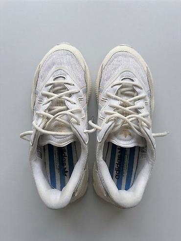 бут кийим кышкы: Эркектердин кроссовкасы, 42.5, Adidas Originals, Жаңы, түсү - Ак, Өзү алып кетүү, Акылуу жеткирүү — 1