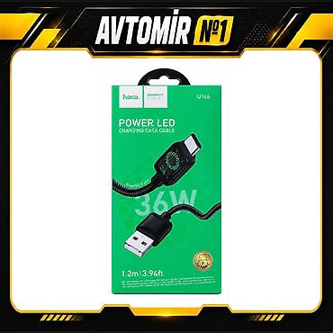 Транспорт: HOCO U146 Mundo LED-li sürətli şarj və data kabeli – 1.2 metr HOCO — 1
