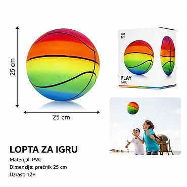 KMT rainbov ball košarka 2904074 Šarena košarkaška lopta sa rainbow