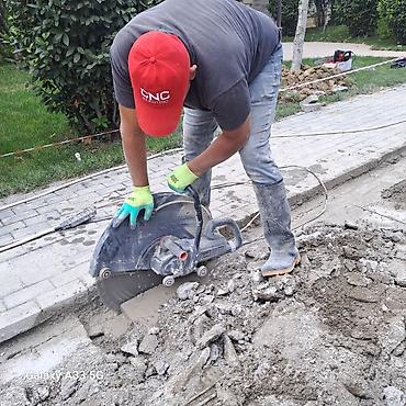daş hörgüsünün qiyməti: Beton və asfalt kəsimi xidməti - Yol, səkilik, meydança və — 1