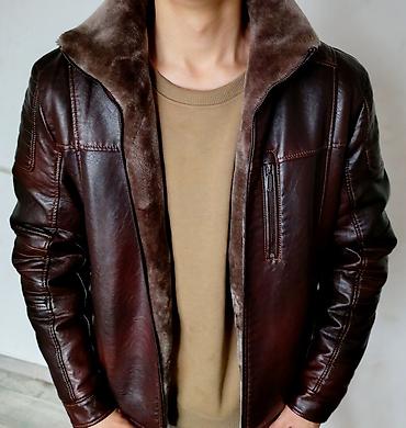 Куртки: Кожаная куртка новая — 9