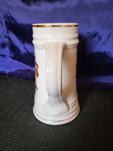 Čaše: Krigla 1 nova Zajecar porcelan 70te. Krigla Zajecar porcelan — 5