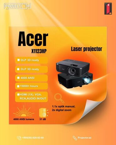 soyuducular ev: Новый Портативный Проектор Acer, Самовывоз, Бесплатная доставка, Платная доставка