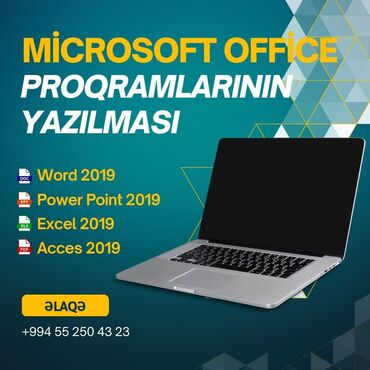 Lenovo: Ms Office proqramlarının yazılması Word Excel Power Point Outlook