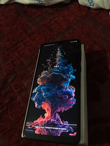 номер сим: Samsung A02, Б/у, 32 ГБ, цвет - Черный, 2 SIM