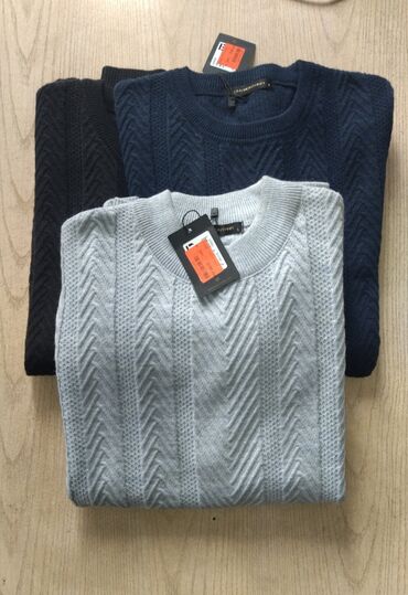 свитера с оленями парные: Пуловеры мужские шерстяные (Турция ). Отличного качества!