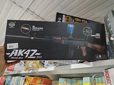 rc drift: Игрушечный автомат AK47 Electric Gun (гелевый бластер) - — 1