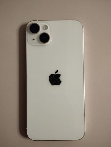 Apple iPhone: IPhone 14 Plus, Б/у, 256 ГБ, White Titanium, Зарядное устройство, Защитное стекло, Чехол, 100 %
