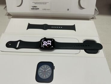 apple watch 8 ultra цена бишкек: Продаю Apple Watch Series 8 41mm Midnight состояние батареи: 96% в