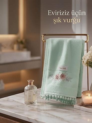 Dəsmallar: Nurpak dəsmallar – Zəriflik və rahatlıq bir arada - Material: 100% — 4