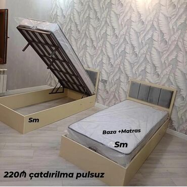 matras tək: Yeni, Təknəfərlik çarpayı, Bazalı, Matras ilə